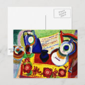 Delaunay - Portugees stilleven Briefkaart (Voorkant / Achterkant)