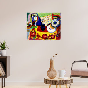 Delaunay - Portugees stilleven Poster