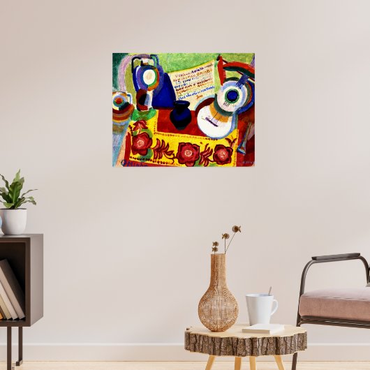 Delaunay - Portugees stilleven Poster (Woonkamer 3)