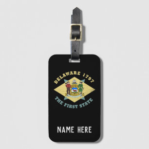 DELAWARE 1797 DE EERSTE STAATSVLAG BAGAGELABEL