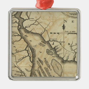 Delaware 2 metalen ornament