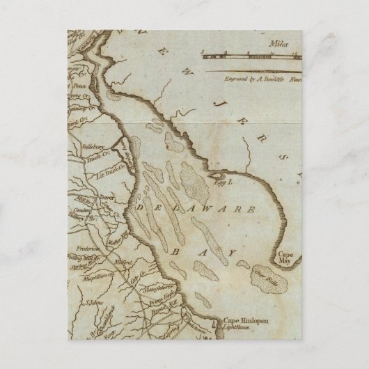 Delaware 3 briefkaart (Voorkant)