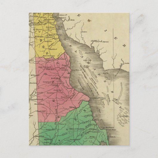 Delaware 4 briefkaart (Voorkant)