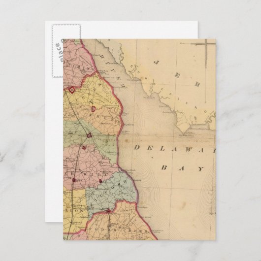 Delaware 4 briefkaart (Voorkant / Achterkant)