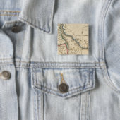 Delaware 5 vierkante button 5,1 cm (In situ)