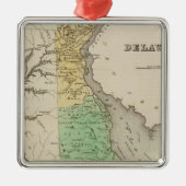 Delaware 6 metalen ornament (Voorkant)