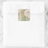 Delaware 6 vierkante sticker (Tas)