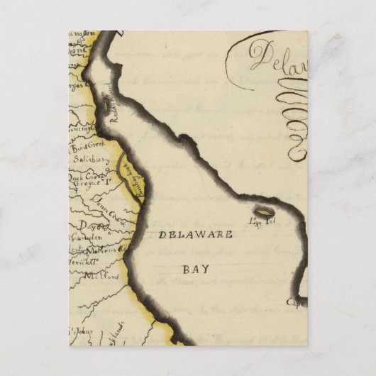 Delaware 7 briefkaart (Voorkant)
