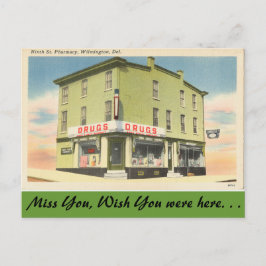 Delaware, 9e St. Pharmacy Briefkaart