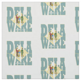 Delaware Amerikaanse staatsvlag Stof