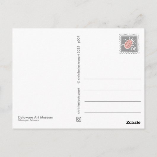 Delaware Art Museum Briefkaart (Achterkant)