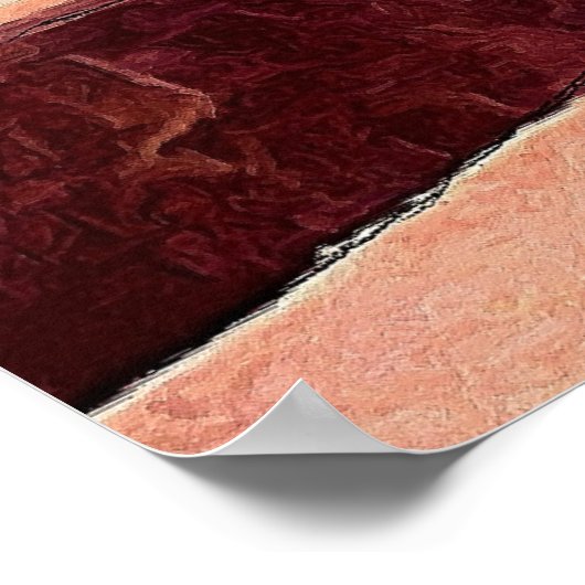 Delaware Ashland Covered Bridge Wood Poster (Hoek)