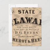 Delaware Atlas Briefkaart (Voorkant / Achterkant)