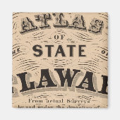 Delaware Atlas Magneet (Voorkant)