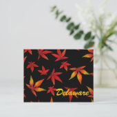 Delaware Autumn Leaves Briefkaart (Staand voorkant)