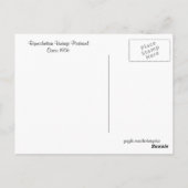 Delaware Ave. Buffalo, New York Briefkaart (Achterkant)