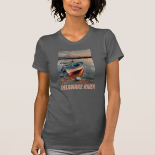 Delaware Bay, Boat, T-Shirt