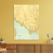 Delaware Bay, New Jersey Canvas Afdruk (Insitu (Woonkamer))