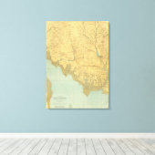 Delaware Bay, New Jersey Canvas Afdruk (Insitu (Houten vloer))