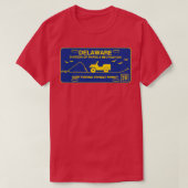 Delaware Beach Label T-shirt (Design voorkant)