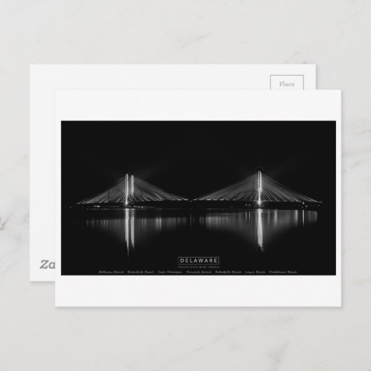 Delaware Beches Briefkaart (Voorkant / Achterkant)