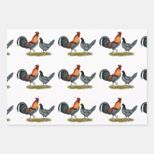 Delaware Blue Hen Inpakpapier Vel (Voorkant 3)