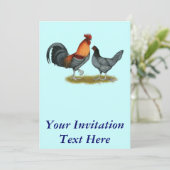 Delaware Blue Hen Kaart (Staand voorkant)