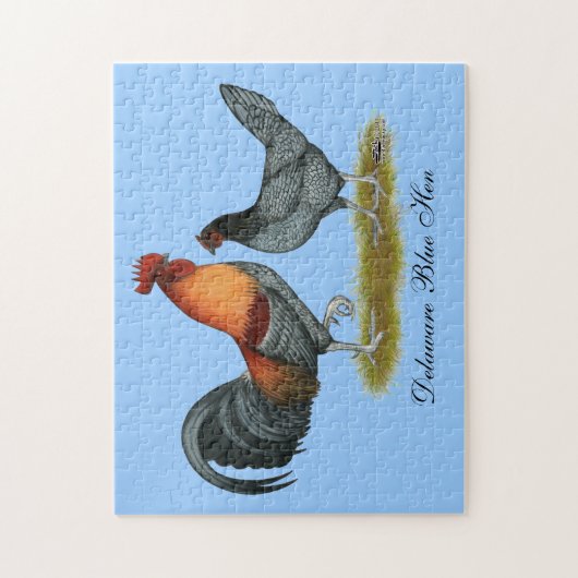 Delaware Blue Hen Legpuzzel (Verticaal)