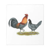 Delaware Blue Hen Notitieblok (Voorkant)