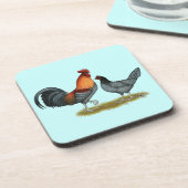 Delaware Blue Hen Onderzetter (Linkerzijde)