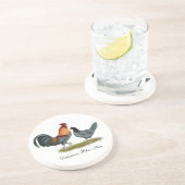 Delaware Blue Hen Zandsteen Onderzetter (Zijkant)