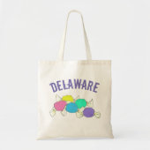 Delaware Boardwalk Salt Water Taffy Snoep Beach DE Tote Bag (Voorkant)