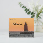 Delaware Breakwater East End Light Briefkaart (Staand voorkant)