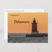 Delaware Breakwater East End Light Briefkaart (Voorkant / Achterkant)
