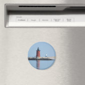 Delaware Breakwater & haven van Vluchtelingenvuurt Magneet (Insitu (Vaatwasser))