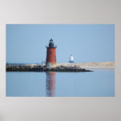 Delaware Breakwater & haven van Vluchtelingenvuurt Poster (Voorkant)