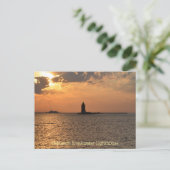 Delaware Breakwater Vuurtoren Cape Henlopen Lewes Briefkaart (Staand voorkant)