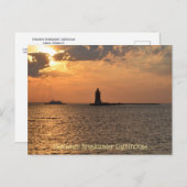 Delaware Breakwater Vuurtoren Cape Henlopen Lewes Briefkaart (Voorkant / Achterkant)