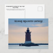 Delaware Breakwater Vuurtoren Cape Henlopen Lewes Briefkaart (Voorkant / Achterkant)