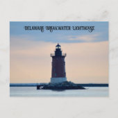 Delaware Breakwater Vuurtoren Cape Henlopen Lewes Briefkaart (Voorkant)