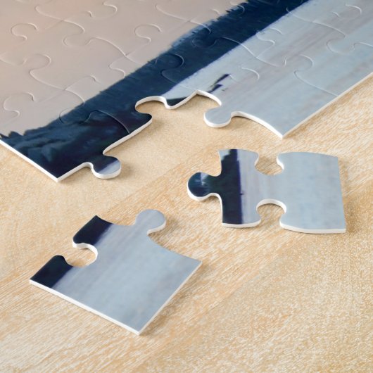 Delaware Breakwater Vuurtoren Cape Henlopen Lewes Legpuzzel (Zijkant)