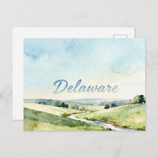 Delaware Briefkaart (Voorkant / Achterkant)