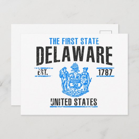 Delaware Briefkaart (Voorkant / Achterkant)