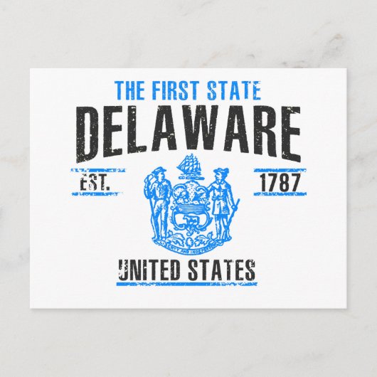 Delaware Briefkaart (Voorkant)