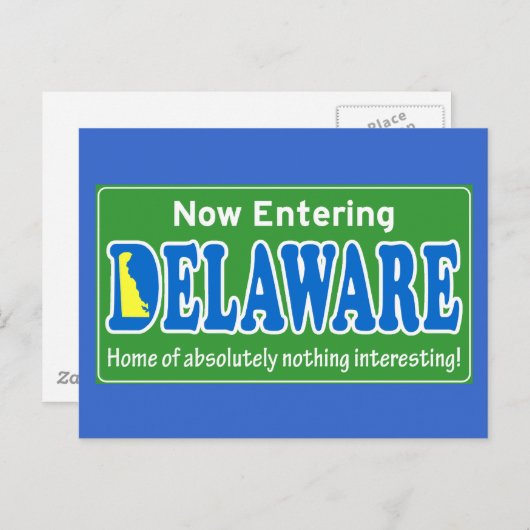 Delaware Briefkaart (Voorkant / Achterkant)