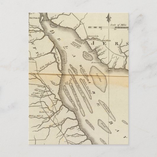 Delaware Briefkaart (Voorkant)