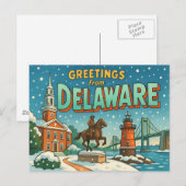 DELAWARE-Briefkaart Briefkaart (Voorkant / Achterkant)