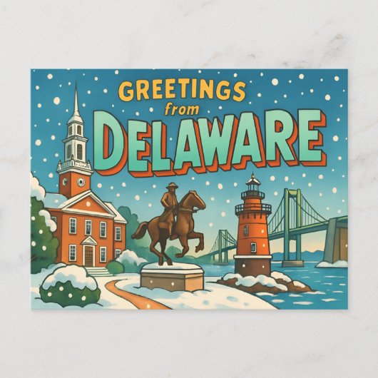 DELAWARE-Briefkaart Briefkaart (Voorkant)