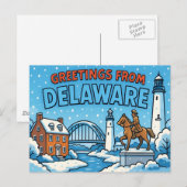 DELAWARE-Briefkaart Briefkaart (Voorkant / Achterkant)