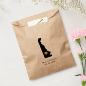 Delaware bruiloft gunst trakteren zakken, geschenk bedankzakje (Gezegeld)